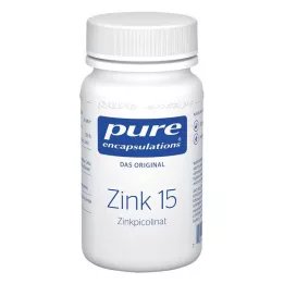 PURE ENCAPSULATIONS Zink 15 Zink Picolinat Kapsler, 60 Kapsler