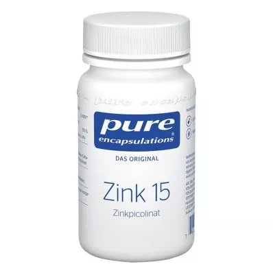 PURE ENCAPSULATIONS Zink 15 Zink Picolinat Kapsler, 60 Kapsler