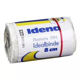 IDENA Ideal bandager 8 cm løkkekant, 1 stk
