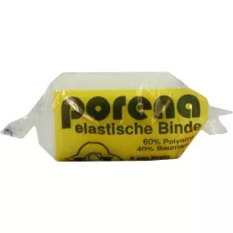 PORENA Elastisk gazebind 4 cm hvid med cello, 1 stk