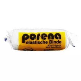 PORENA Elastisk gazebind 8 cm hvid med cello, 1 stk