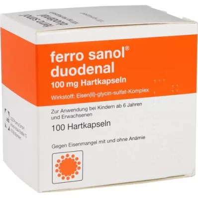 FERRO SANOL duodenal Hartkaps.m.msr.überz.Pell., 100 stk