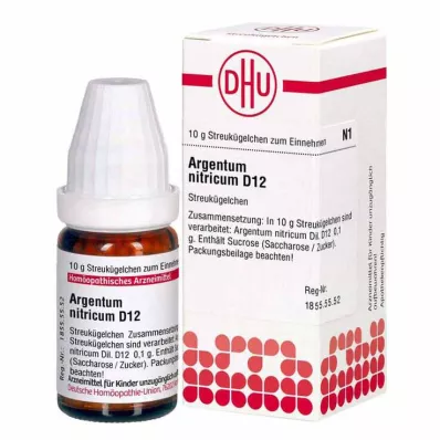 ARGENTUM NITRICUM D 12 kugler, 10 g