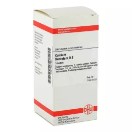 CALCIUM FLUORATUM D 3 tabletter, 200 kapsler