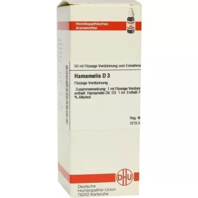 HAMAMELIS D 3 fortynding, 50 ml