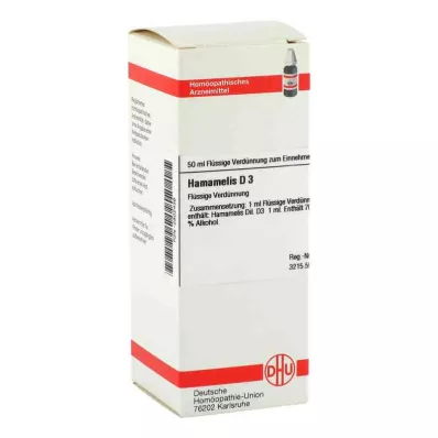 HAMAMELIS D 3 fortynding, 50 ml