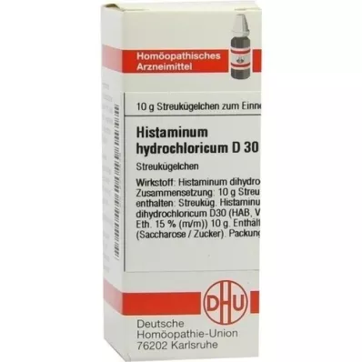 HISTAMINUM hydrochloricum D 30 kugler, 10 g