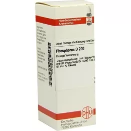 PHOSPHORUS D 200 fortynding, 20 ml