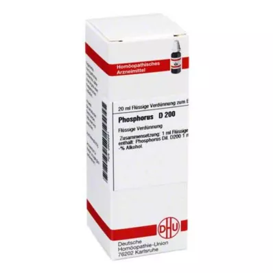 PHOSPHORUS D 200 fortynding, 20 ml