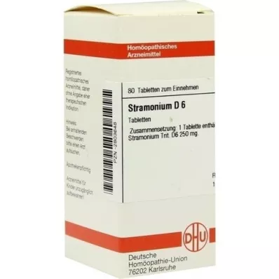 STRAMONIUM D 6 Tablete, 80 Capsule