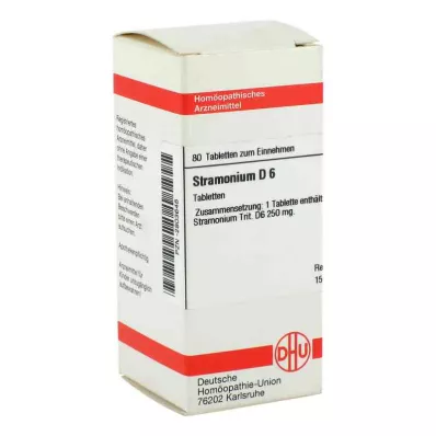 STRAMONIUM D 6 Tablete, 80 Capsule