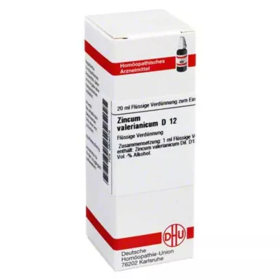 ZINCUM VALERIANICUM D 12 fortynding, 20 ml ZINCUM VALERIANICUM D 12 fortynding, 20 ml