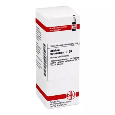 ACIDUM FORMICICUM D 30 fortynding, 20 ml