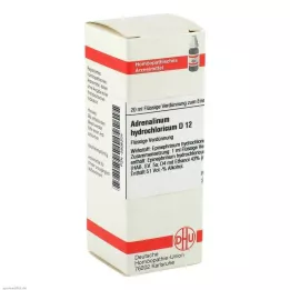 ADRENALINUM HYDROCHLORICUM D 12 fortynding, 20 ml