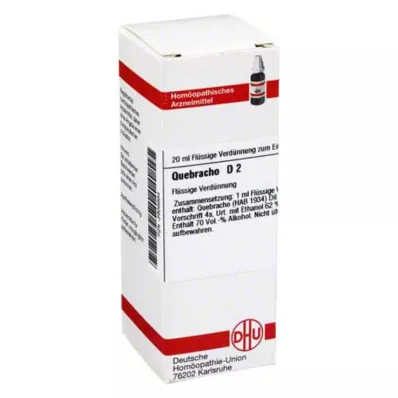 QUEBRACHO D 2 fortynding, 20 ml