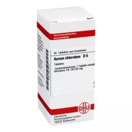 AURUM CHLORATUM D 6 tabletter, 80 kapsler
