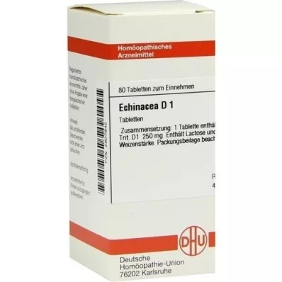 ECHINACEA HAB D 1 Tabletter, 80 kapsler