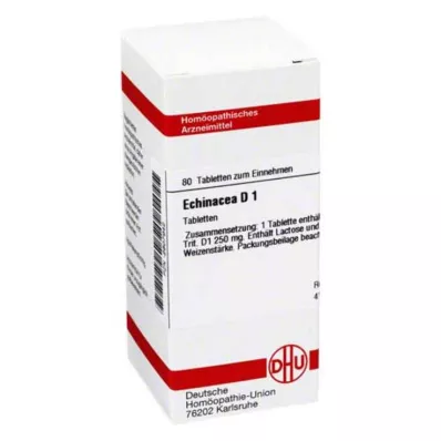 ECHINACEA HAB D 1 Tabletter, 80 kapsler