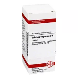 SOLIDAGO VIRGAUREA D 6 tabletter, 80 kapsler