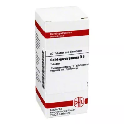 SOLIDAGO VIRGAUREA D 6 tabletter, 80 kapsler