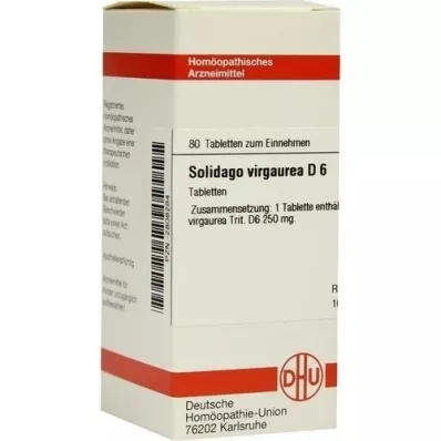 SOLIDAGO VIRGAUREA D 6 tabletter, 80 kapsler