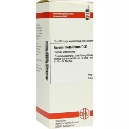 AURUM METALLICUM D 30 fortynding, 50 ml