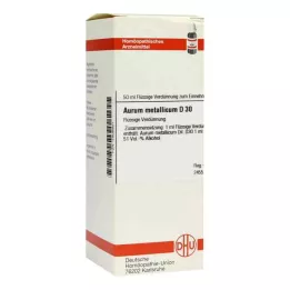 AURUM METALLICUM D 30 fortynding, 50 ml