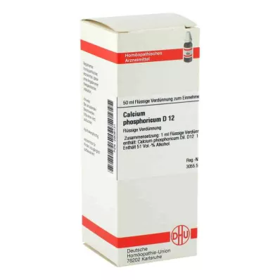 CALCIUM PHOSPHORICUM D 12 fortynding, 50 ml