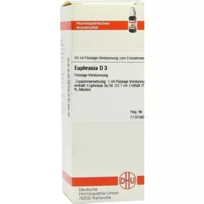 EUPHRASIA D 3 fortynding, 50 ml