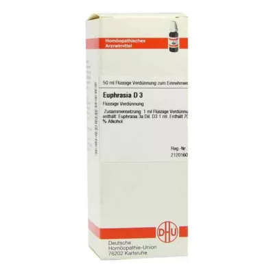 EUPHRASIA D 3 fortynding, 50 ml