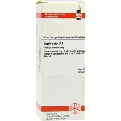 EUPHRASIA D 4 fortynding, 50 ml