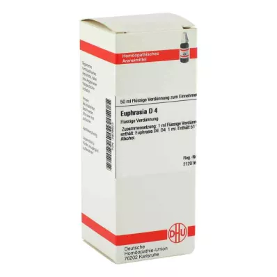 EUPHRASIA D 4 fortynding, 50 ml