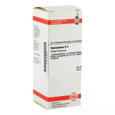 HYOSCYAMUS D 4 fortynding, 50 ml
