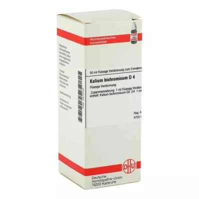 KALIUM BICHROMICUM D 4 fortynding, 50 ml