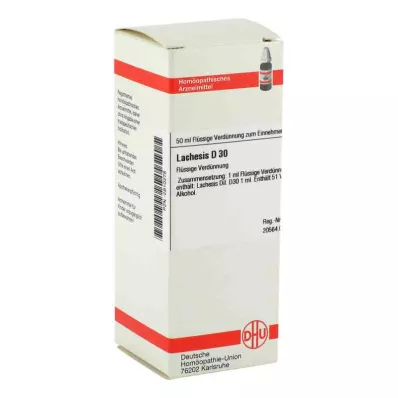 LACHESIS D 30 fortynding, 50 ml