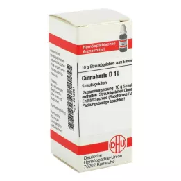 CINNABARIS D 10 kugler, 10 g