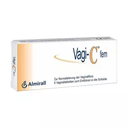 VAGI C Fem vaginaltabletter, 6 stk