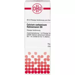 CALCIUM CARBONICUM Hahnemanni D 8 Fortynding, 20 ml