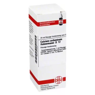 CALCIUM CARBONICUM Hahnemanni D 12 fortynding, 20 ml