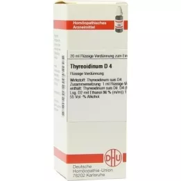 THYREOIDINUM D 4 fortynding, 20 ml