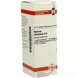 NATRIUM CHLORATUM D 6 fortynding, 20 ml