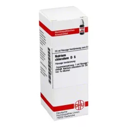 NATRIUM CHLORATUM D 6 fortynding, 20 ml