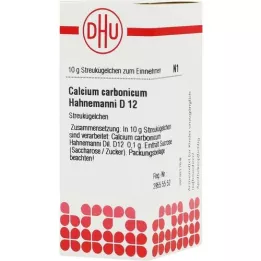 CALCIUM CARBONICUM Hahnemanni D 12 kugler, 10 g