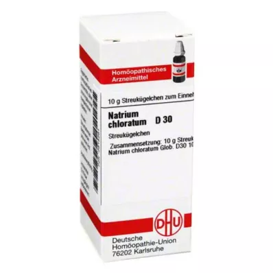 NATRIUM CHLORATUM D 30 kugler, 10 g