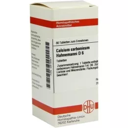 CALCIUM CARBONICUM Hahnemanni D 6 Tabletter, 80 stk