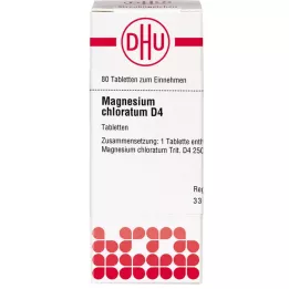 MAGNESIUM CHLORATUM D 4 tabletter, 80 kapsler