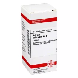 NATRIUM CHLORATUM D 4 tabletter, 80 kapsler