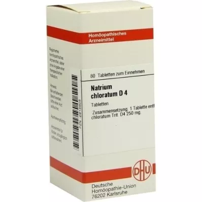 NATRIUM CHLORATUM D 4 tabletter, 80 kapsler