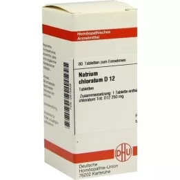 NATRIUM CHLORATUM D 12 tabletter, 80 kapsler