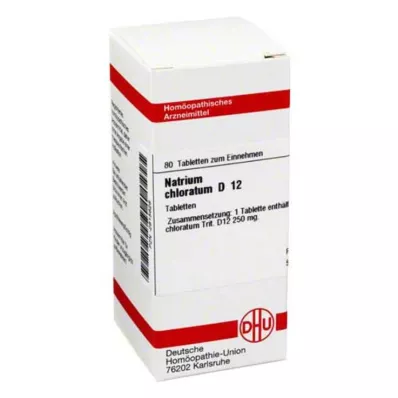 NATRIUM CHLORATUM D 12 tabletter, 80 kapsler